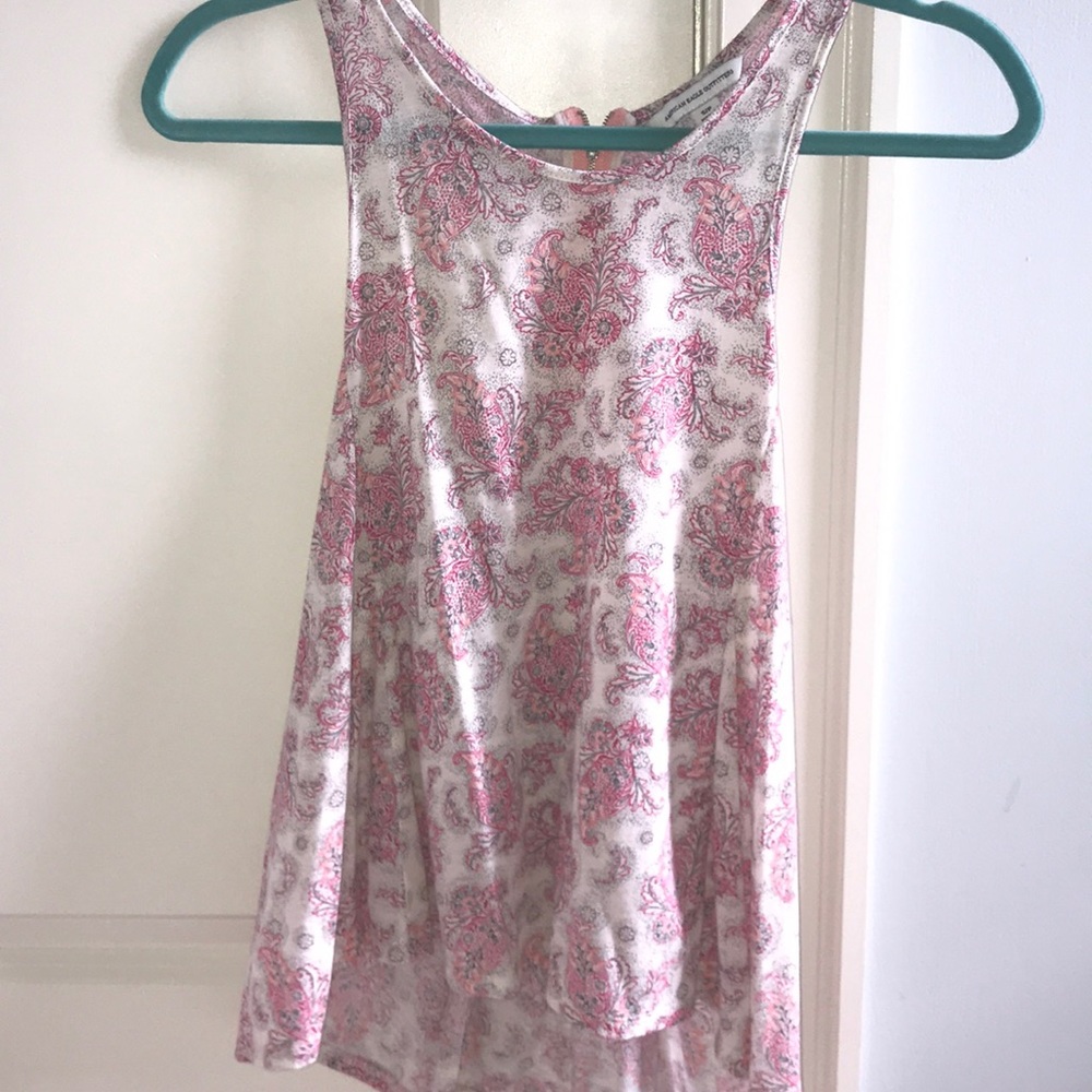 Soft Pink/Gray Tank Top